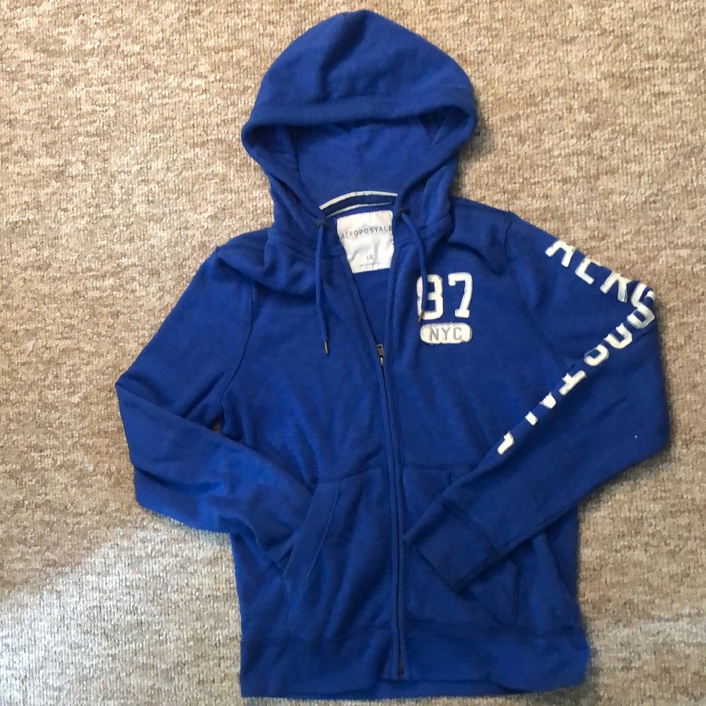 Mens Blue Aeropostale Large Sweatshirt
